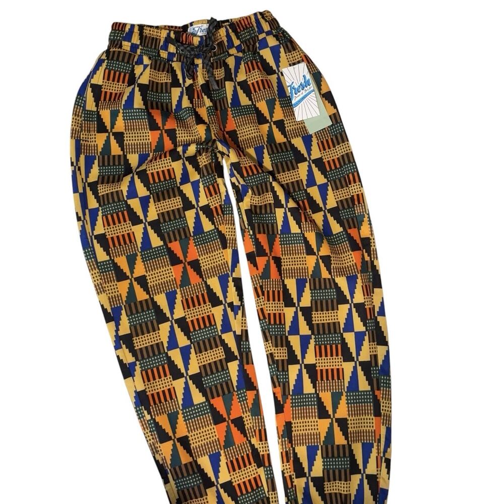 Fresh Prints of Bel-Air Unisex Patchwork Jogger Sweatpants Size Medium NWT